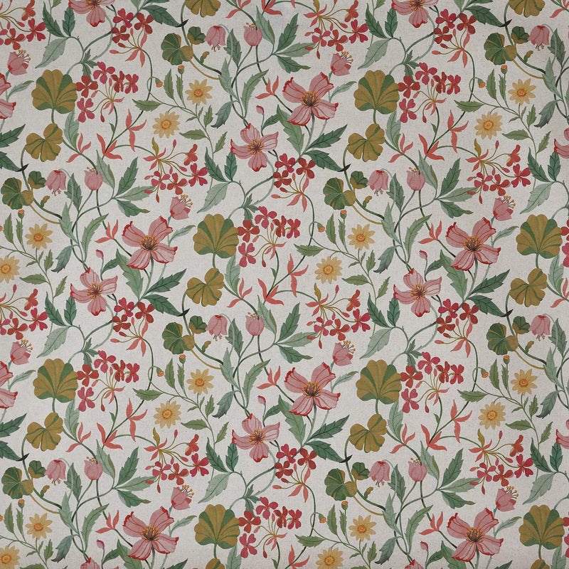 8852/650 Hibiscus Spring Cottage Charm Fabric by Prestigious Textiles
