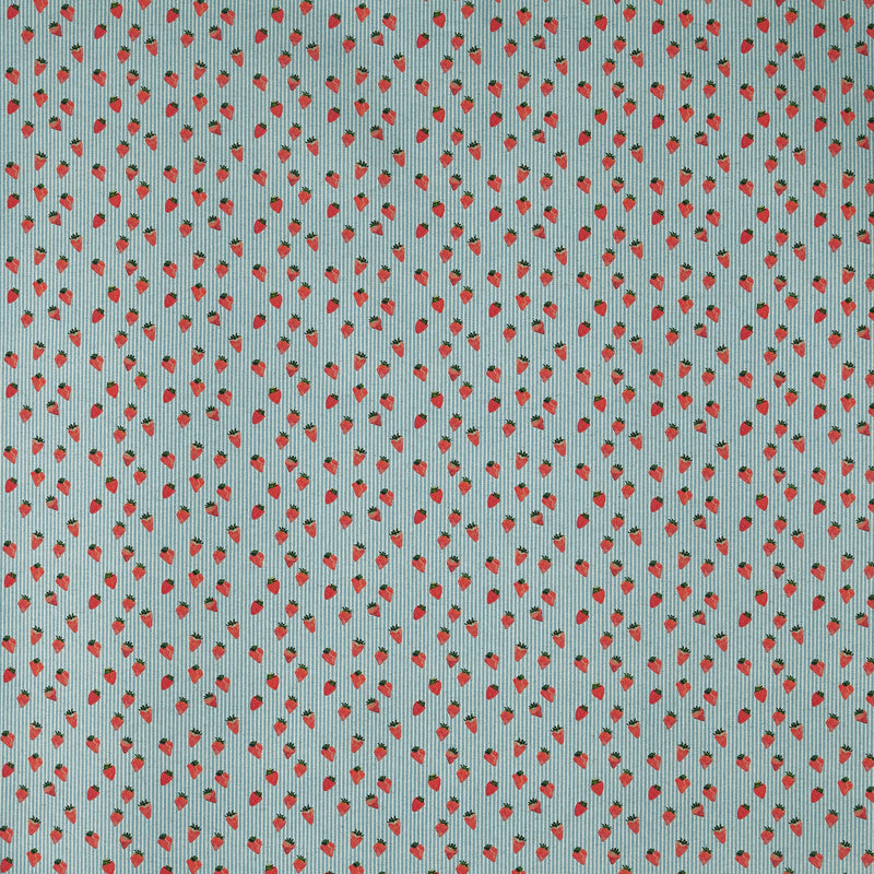 8854/348 Strawberry Picking Summer Cottage Charm Fabric by Prestigious Textiles