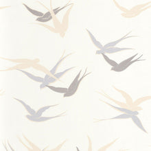 88630212 Swallow Twenties Blanc Neige Wallpaper by Casadeco