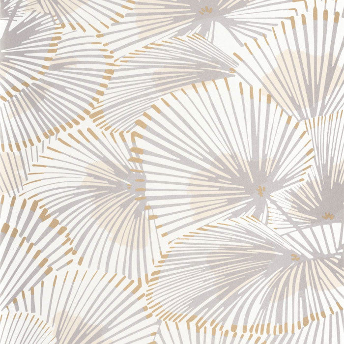 88641313 Cabaret Twenties Beige Lin Wallpaper by Casadeco
