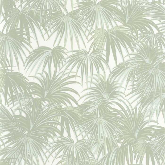 88657101 Charleston Twenties Vert Amande Wallpaper by Casadeco