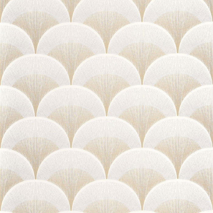 88661331 Broadway Twenties Beige Lin Wallpaper by Casadeco