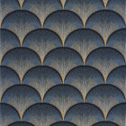 88666404 Broadway Twenties Bleu Orage Wallpaper by Casadeco