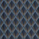 88676414 Chrysler Twenties Bleu Orage Wallpaper by Casadeco