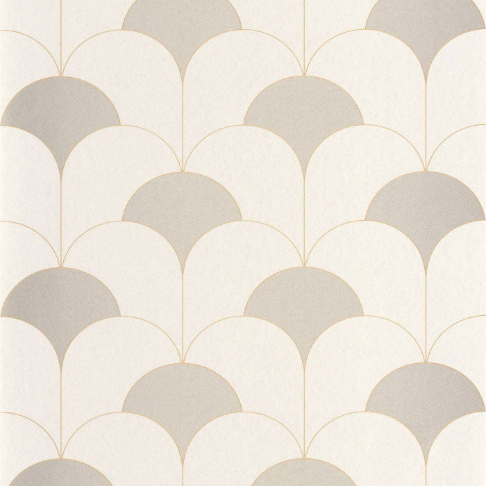 88681331 Theatre Twenties Beige Lin Wallpaper by Casadeco
