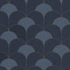 Theatre Twenties Bleu Orage Wallpaper by Casadeco