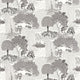 Niwa Kyoto Noir Fusain Wallpaper by Casadeco