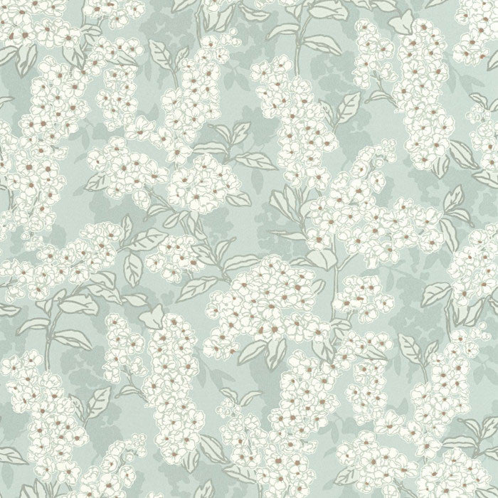 88736286 Ume Kyoto Bleu Nuage Wallpaper by Casadeco