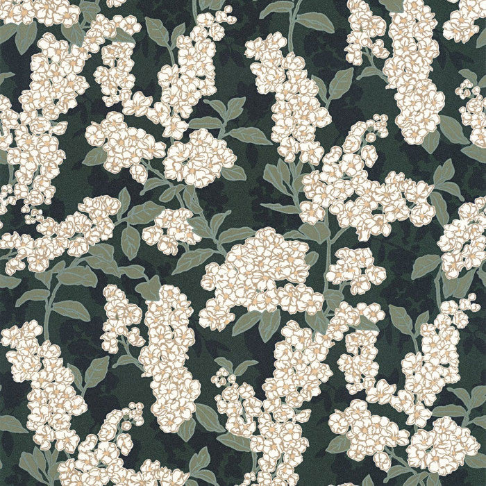 88737796 Ume Kyoto Vert Matcha Wallpaper by Casadeco