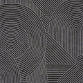 Jardin Des Pierres Kyoto Anthracite Wallpaper by Casadeco