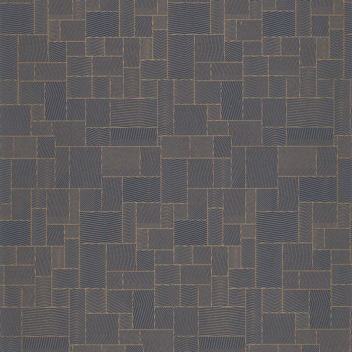 88766842 Kensai Pierres Kyoto Bleu Encre Wallpaper by Casadeco