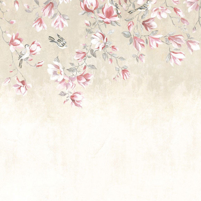 88794102 Hana Kyoto Beige Patine Wall Panel Wallpaper by Casadeco