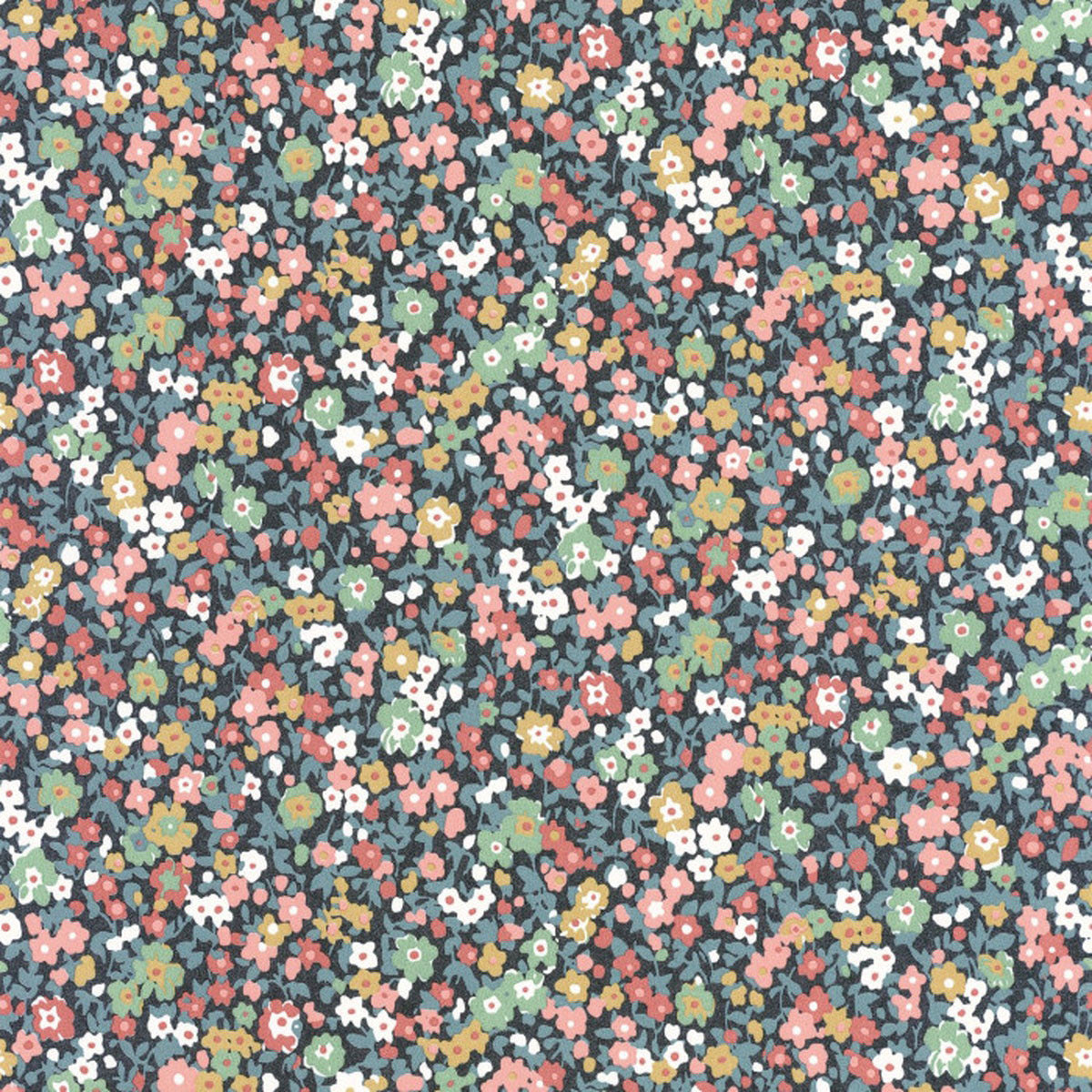 FLOM89216424 Pansy Flower Market Wallpaper by Casadeco