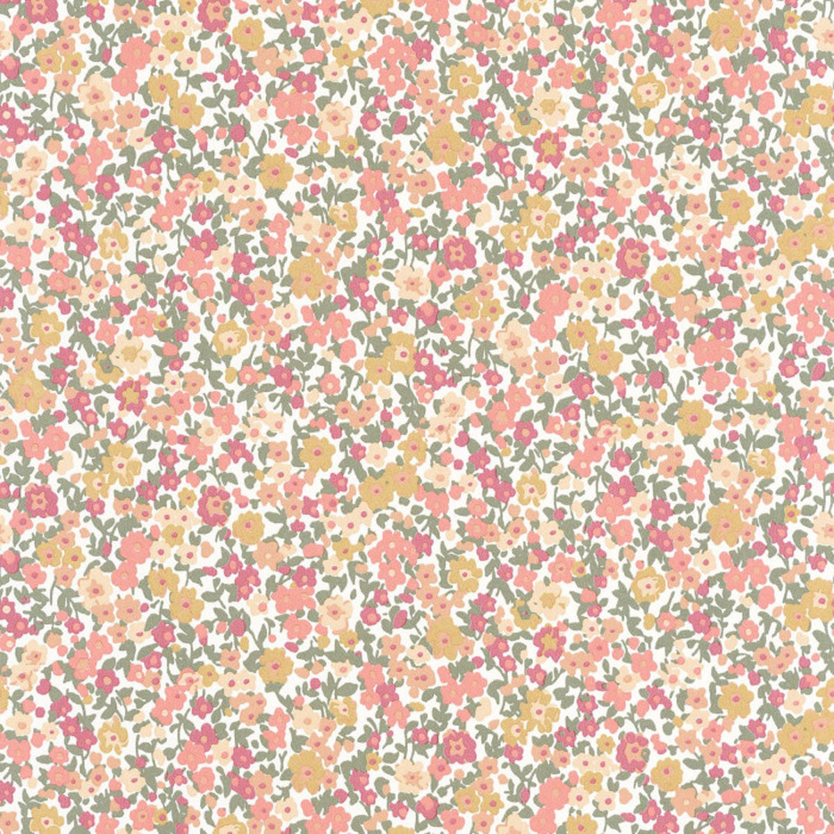 FLOM89218308 Pansy Flower Market Wallpaper by Casadeco