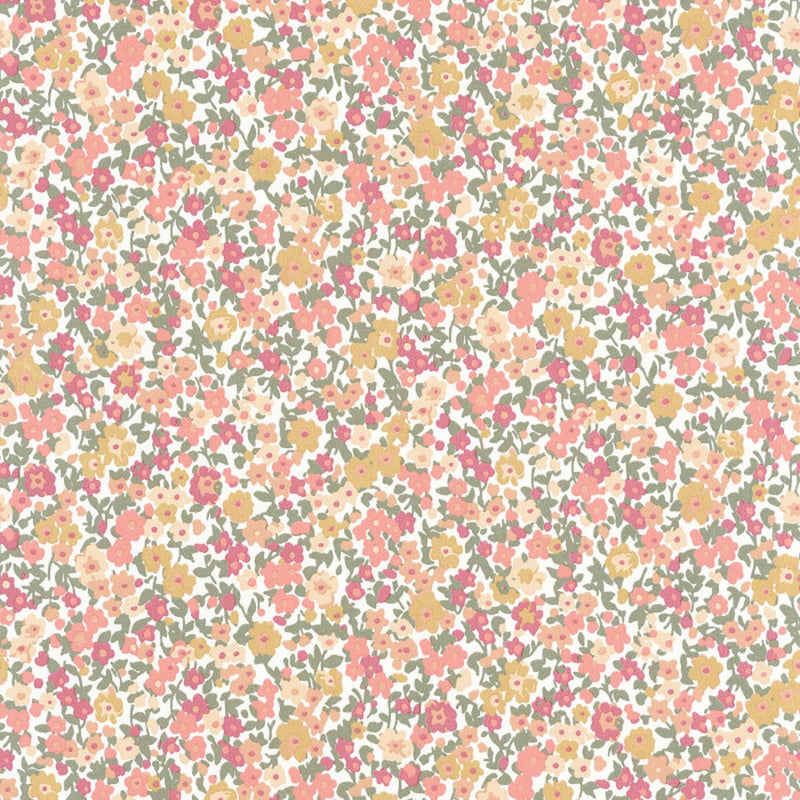 FLOM89218308 Pansy Flower Market Wallpaper by Casadeco