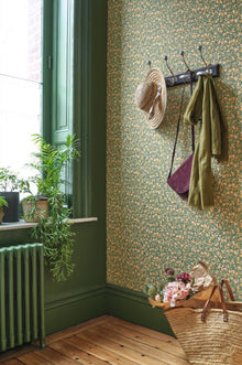 FLOM89227417 Cherry Flower Market Wallpaper by Casadeco