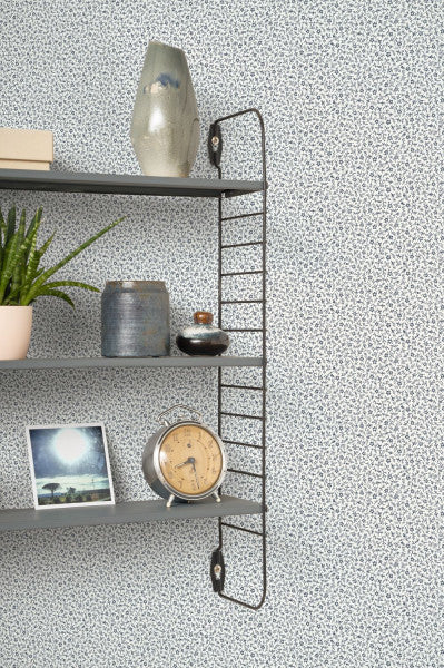 FLOM89236228 Myosotis Flower Market Wallpaper by Casadeco