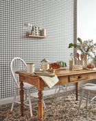 FLOM89269419 Vichy Flower Market Wallpaper by Casadeco