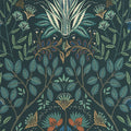 Lords Bleu Paon Derby Wallpaper by Casadeco
