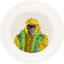 Fine China Gus on Chalk White Framed Art Prints by Brand McKenzie