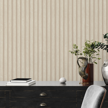 39109-6 Wood Slats Cream Wallpaper by AS Creation