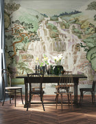 9000004 Fallingwater Spring Random Archist Mural by Coordonné
