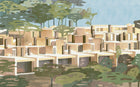 9000030 La Maqueta Sunrise (450 × 280 cm) Random Archist Mural by Coordonné