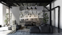 9000032 La Maqueta Night (450 × 280 cm) Random Archist Mural by Coordonné