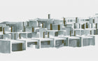 9000033 La Maqueta Off (450 × 280 cm) Random Archist Mural by Coordonné