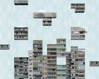 9000040 Tetris Sunrise (350 × 280 cm) Random Archist Mural by Coordonné