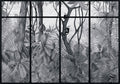 Casa De Vidro Off Frame Random Archist Mural by Coordonné