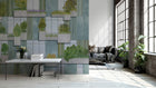9000062 Vertical Forest Grey Random Archist Mural by Coordonné