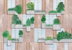 9000063 Vertical Forest Nude Random Archist Mural by Coordonné