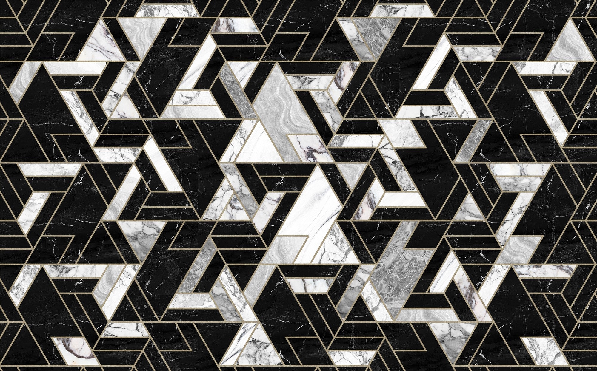 9000091 Malla Marquina (450 × 280 cm) Random Archist Mural by Coordonné