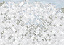 9000103 Acquarium Blue Random Archist Mural by Coordonné