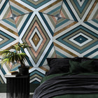 9000402 Rubik Gold (450 × 280 cm) Random Archist Mural by Coordonné