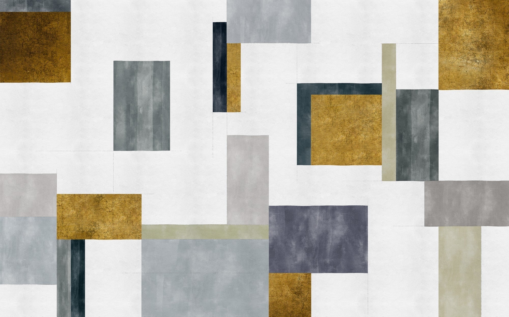 9000502 Color Study Gold (450 × 280 cm) Random Archist Mural by Coordonné