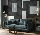 9000503 Color Study Black (450 × 280 cm) Random Archist Mural by Coordonné