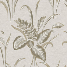 GB 9009 Palma Leaf Mocha and Champange Wallpaper By Belgravia Zambaiti Parati