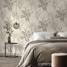 GB 9009 Palma Leaf Mocha and Champange Wallpaper By Belgravia Zambaiti Parati