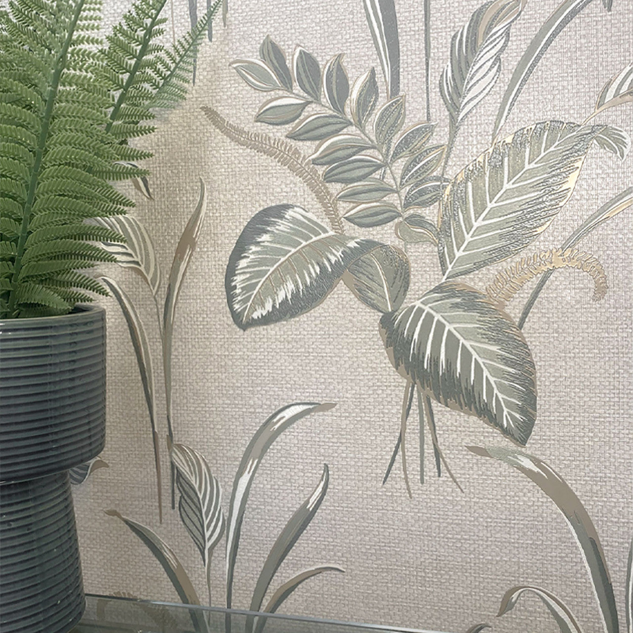 GB 9010 Palma Leaf Sage Wallpaper By Belgravia Zambaiti Parati