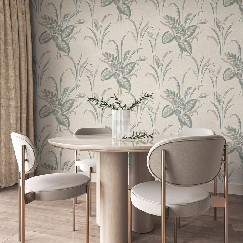 GB 9010 Palma Leaf Sage Wallpaper By Belgravia Zambaiti Parati