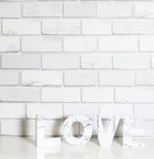 902009 Diamond White Brick Wallpaper By Arthouse
