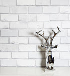 902009 Diamond White Brick Wallpaper By Arthouse