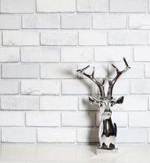 902009 Diamond White Brick Wallpaper By Arthouse