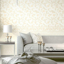 90201 Neapolis 3 Silk Trailing Floral Wallpaper by Galerie