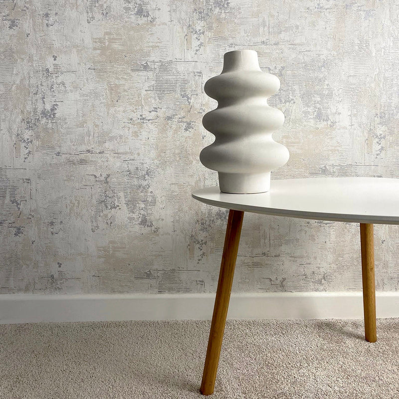 9021 Plaster White Wallpaper by Belgravia