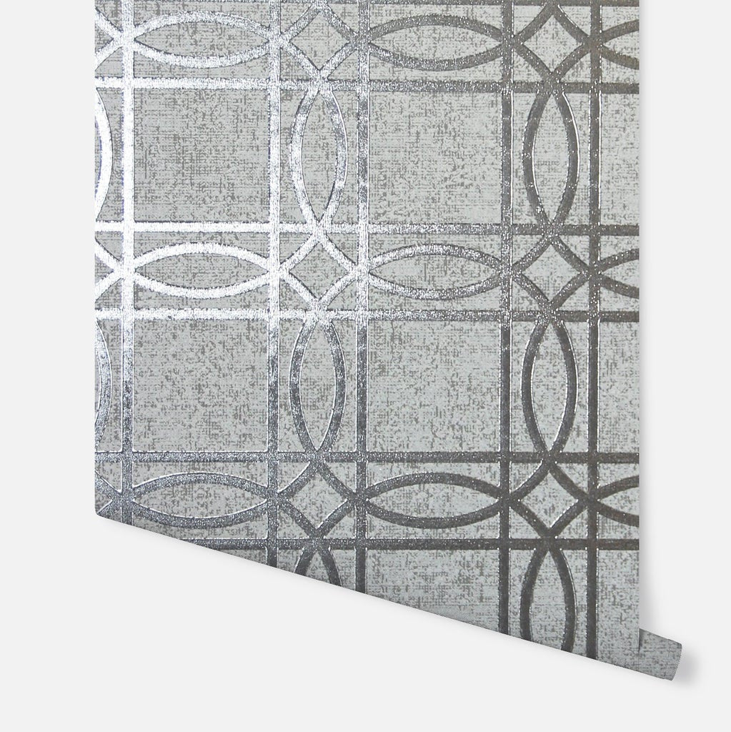 903204 Kiss Foil Geo Wallpaper By Arthouse