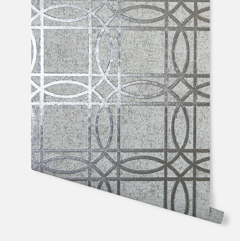 903204 Kiss Foil Geo Wallpaper By Arthouse