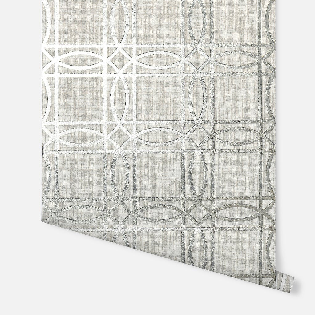 903205 Kiss Foil Geo Wallpaper By Arthouse